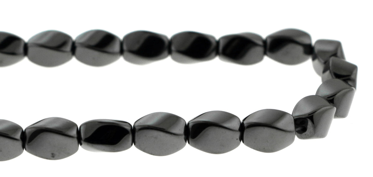 Hematite Beads 8x8 Double Cone (non-magnetic)