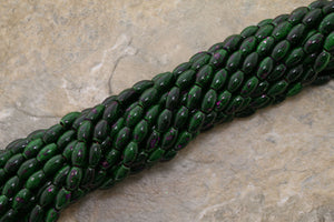 5X8mm Magnetic Marble Rice Dk Green MM13